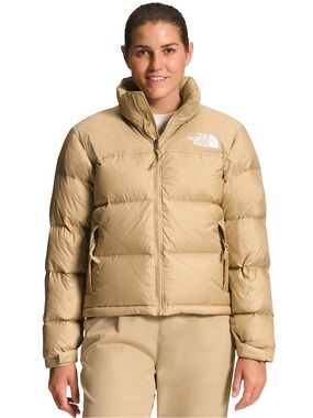 NWT The North Face Khaki Stone 1996 Retro Nuptse Plus Jacket Women's 3XL